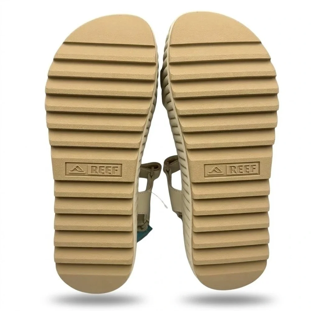 Reef Vista Higher Raya Sandals Women 11 Vintage Sand NEW Platform CJ6557
